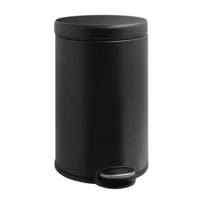 Мусорное ведро Merida Silent KIC414 12 л, черное матовое