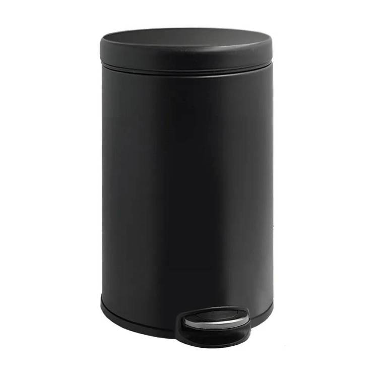 Мусорное ведро Merida Silent KIC414 12 л, черное матовое