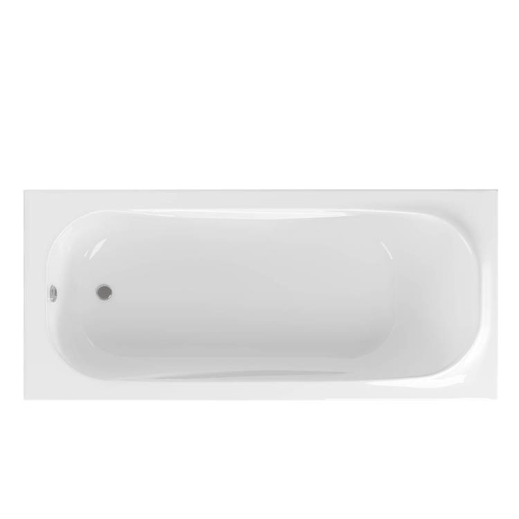 Ванна из искусственного камня Creto Nova 23-1111 белая, 180x80, с ножками