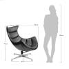 Кресло Bradex Home Lobster FR 0574 Chair, черный фото 8