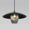Подвесной светильник Eurosvet Kamari 50259/1 черный/дымчатый