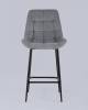 Стул полубарный Stool Group Флекс AV 405-N25-08(PP) велюр серый фото 3