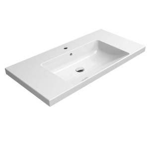 Раковина GSI Norm 8633111 100 см, белая глянцевая