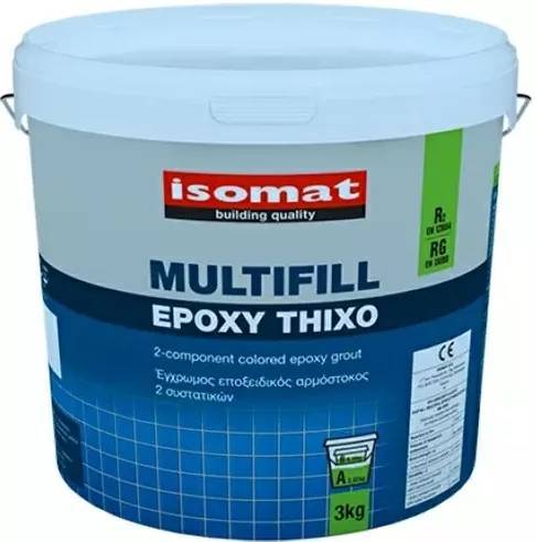 Затирка эпоксидная Isomat Multifill-Epoxy Thixo 16 светлая охра 3 кг