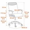 Кресло компьютерное Tetchair Fly TET_20602 серый фото 12
