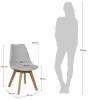 Комплект стульев Bradex Home Eames Bon FR 0024P черный 2 шт. фото 7