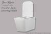 Комплект Iberica Blanca Toledo Alto IB001.TLA.231.1150 унитаз безободковый, белый, клавиша смыва золото матовое фото 3