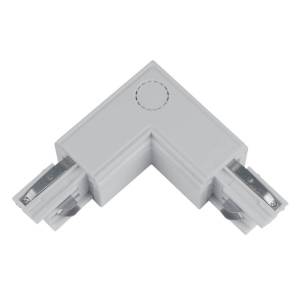 Соединитель для шинопроводов L-образный внутренний Uniel UBX-A22 Silver