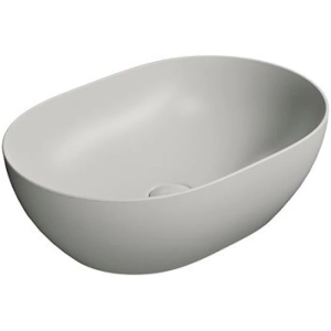 Раковина GSI Pura 886017 50 см, серая матовая