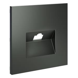 Лицевая панель для компьютерной розетки RJ-45 Voltum S70 VLS001306 титан