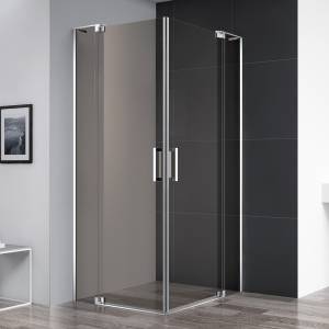 Душевой уголок Cezares Slider A 2 80/90 BR Cr профиль хром, стекло бронза