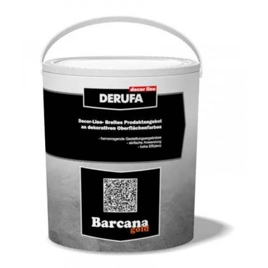 Декоративное покрытие Derufa Barcana Gold с эффектом песка 3 кг