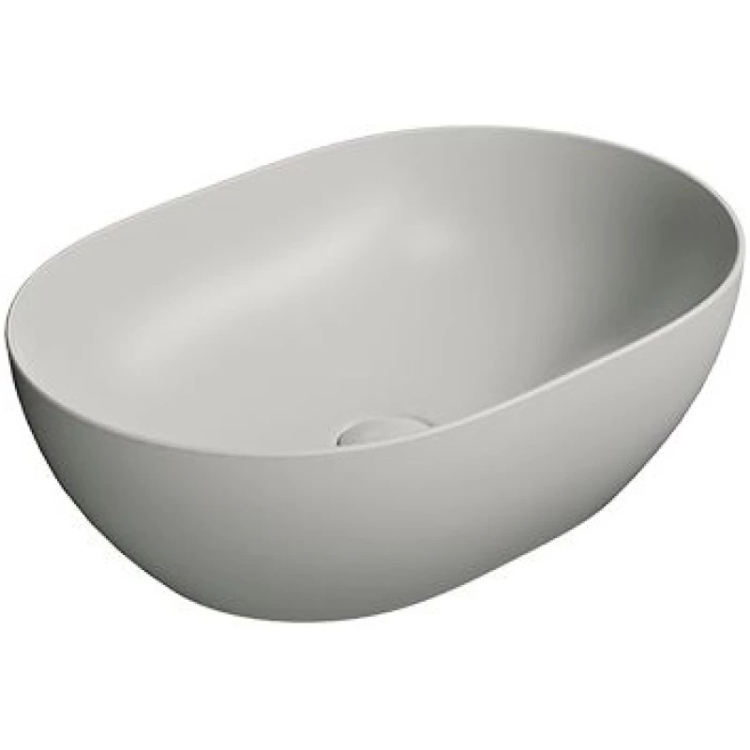 Раковина GSI Pura 886017 50 см, серая матовая