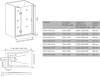 Душевая дверь в нишу Good Door Saturn WTW-130-C-CH-L фото 4