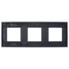 Рамка 3-постовая IEK Skandy SK-M32-G-K02 черный фото 4