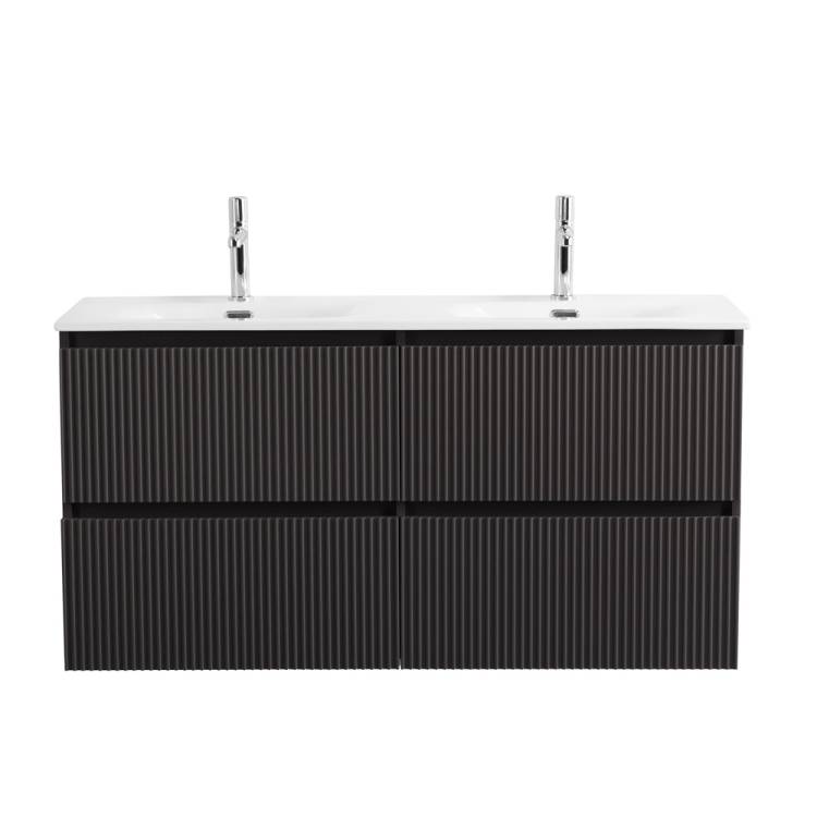 Тумба под раковину BelBagno UNO-1200-4C-SO-GSO подвесная, Темно-серый матовый, 120x45.5