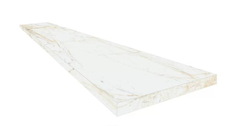 Ступень ColiseumGres Canova 620070002820 White Scalino 120 Ang.Dx 33x120