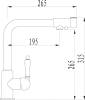 Смеситель для кухни Zorg Sanitary ZR 320 YF-33 BR фото 2