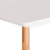 Стол обеденный Tetchair Claire 21282 белый, натуральное дерево 135x80x75 фото 6