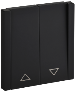 Выключатель жалюзи IEK Forte&Piano FP-V15-0-10-1-M-K02 черный