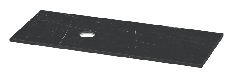 Столешница Brevita Карго VS03-120К черная, 120 см