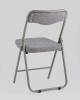 Стул Stool Group Джонни fb-jonny-W994-7039 рогожка серо-голубой каркас серый, складной фото 5