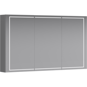 Зеркало-шкаф Aqwella Simplex SLX0412 с подсветкой, белый, 120.2x15.5