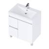 Тумба с раковиной 1MarKa Cube У79532 74.6 см, белый