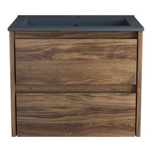 Тумба под раковину Vincea Gio 600 VMC-2G600CO подвесная, C.Oak