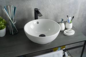 Раковина Gid Esfera N9002 51102 белая, 38.5x38.5x15