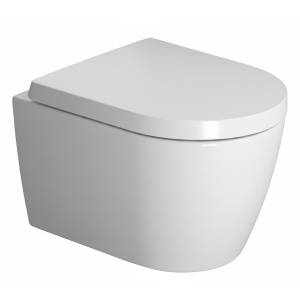 Унитаз подвесной Duravit ME by Starck 2530090000 с крышкой-сиденьем