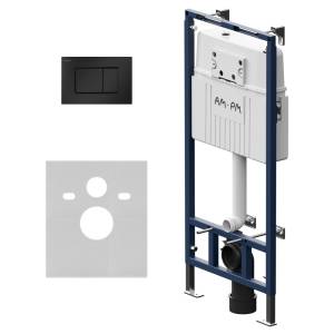 Система инсталляции для унитазов Am.Pm MasterFit I012710.0238 с клавишей ProC S, черный матовый