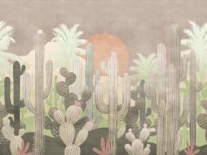 Фреска Ortograf Fancy 34494 Cactus Филиграна со стразами FM-F/S