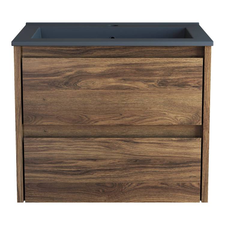 Тумба под раковину Vincea Gio 600 VMC-2G600CO подвесная, C.Oak