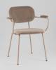 Стул Stool Group Кэрол FDC9124P OTE-MOD410 F13 коричневый бежевые ножки фото 2
