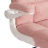 Кресло компьютерное Tetchair Lugano Wh 24334 розовый, ткань teddy фото 7