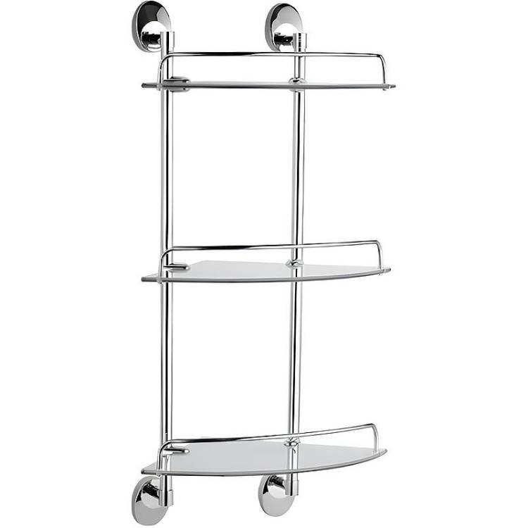 Полка Haiba HB1607-3 3-ярусная, хром