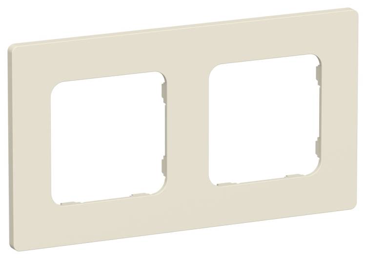 Рамка 2-постовая IEK Flite FI-M22-32-20-K86 сливочный