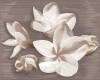 Панно Azori Amati 584192003 Plumeria Alba (из 2-х частей) 40.2x50.5