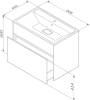 Тумба с раковиной AM.PM Inspire V2.0 80 элегантный серый фото 10
