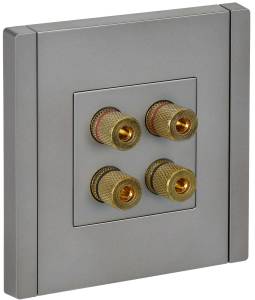 Акустическая розетка IEK Forte&Piano FP-S40-K46 сталь