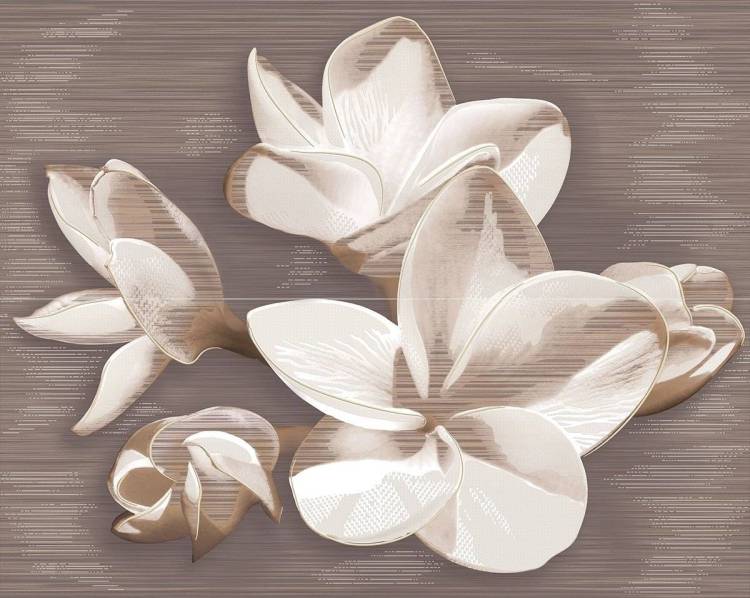 Панно Azori Amati 584192003 Plumeria Alba (из 2-х частей) 40.2x50.5