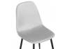 Стул Woodville Lilu 15119 light grey / black фото 5