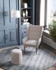 Кресло Stool Group Мэйден QH-8318K HT01 гусиная лапка серый фото 10