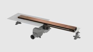 Душевой лоток Armadi Art Premium Trendy 983-80-CB 80 см, Copper Brushed