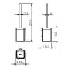 Ершик Langberger Accessories 11325B к стене с крышкой фото 3