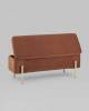 Банкетка-сундук Stool Group Болейн 20A544VF-MOMO-10 с ящиком, велюр терракотовый 110x42 фото 3
