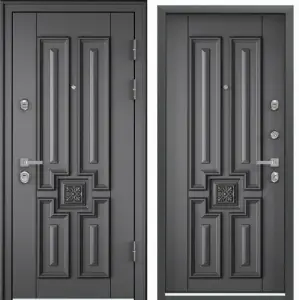 Входная стальная дверь Torex PROFESSOR-4+ 02 PP 13278 ПВХ Холст вулканический/ПВХ Холст вулканический 2000x880