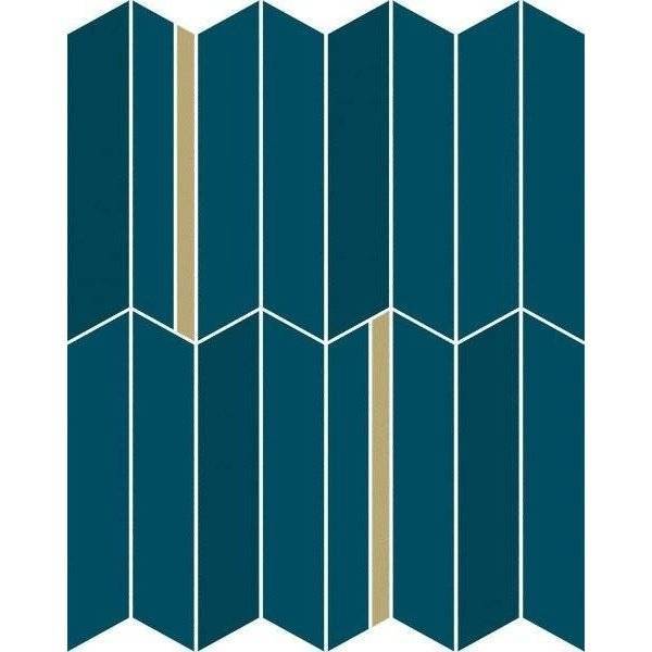 Мозаика Italon 3D Экспириенс 600110000972 Blue Glossy Mos Infinity 30.7x38.7