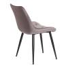 Стул Tetchair Abruzzo (mod. 8060) 19602 светло-серый, черный фото 3